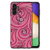 Samsung Galaxy A13 5G | A04s Leuk Telefoonhoesje Swirl Pink - thumbnail