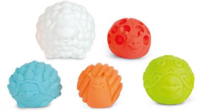Clementoni sensorische ballen baby 3+ maanden 5 delig Clementoni sensorische ballen baby 3+ maanden 5 delig