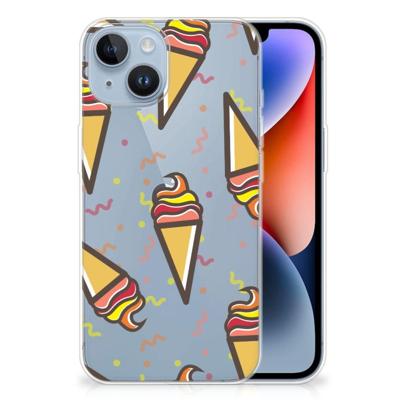 Apple iPhone 14 | Siliconen Case | Icecream Apple iPhone 14 | Siliconen Case | Icecream