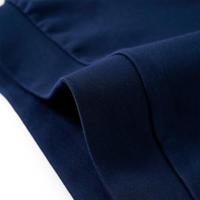 Kinderjurk met strepen van pailletten 116 marineblauw - thumbnail