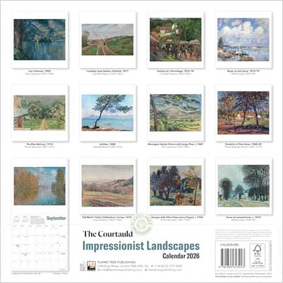 The Courtauld: Impressionist Landscapes Kalender 2026