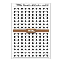 Crealies • stencilzz & maskzz zeshoekjes - thumbnail