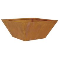 Tuin Bloempot 5 pcs Roestig 35 x 35 x 15 cm Cortenstaal - thumbnail