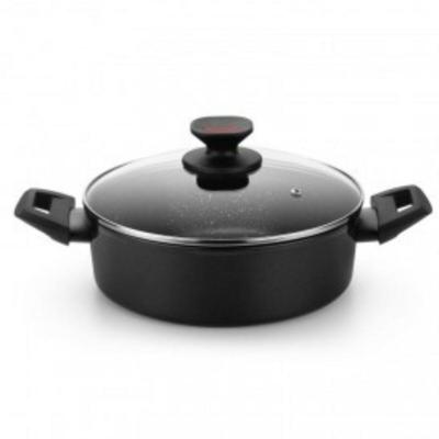 Kookpot Monix TITAN ROCK Ø 28 cm Zwart Gehard aluminium