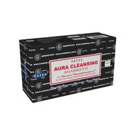 Satya Aura Cleansing Wierook Pakje Ongeveer 15 Stokjes - thumbnail
