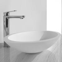 Opzetfontein Wiesbaden Solid Surface Rond 59x35x11 cm - thumbnail
