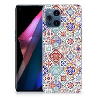 OPPO Find X3 | X3 Pro | TPU | Siliconen hoesje | Tiles Color - thumbnail
