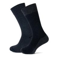 Ivo katoenen herensokken met pied de poule/uni print - thumbnail