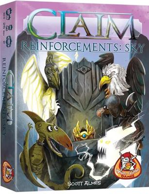 White Goblin Games claim reinforcements: sky kaartspel (nederlands, uitbreiding, 2 spelers, 25 minuten, vanaf 10 jaar)