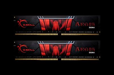 G.Skill aegis 16 gb ddr4-3000 (2x 8 gb) werkgeheugen (zwart, f4-3000c16d-16gisb, xmp 2.0)
