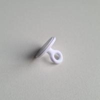 Kleefoogje rond 20 mm wit 100 stuks - thumbnail