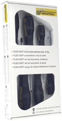 PROXXON schroevendraaierset "flex dot" screw driver sets 6-te. schl.+kreuz.(pz)