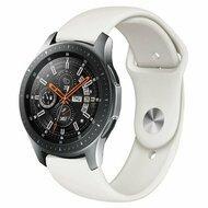 Rubberen sportband - Roomwit - Huawei Watch GT 5 (Pro) / GT 4 / GT 3 / GT 2 - 46mm Rubberen sportband - Roomwit - Huawei Watch GT 5 (Pro) / GT 4 / GT 3 / GT 2 - 46mm