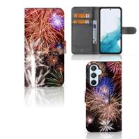 Samsung Galaxy A54 5G | Wallet Case | met Pasjes | Vuurwerk - thumbnail
