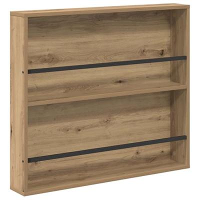 Tijdschrift Rek met plank 2 pcs Artisan Eiken 80 x 12 x 70 cm