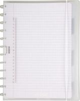 Schrift adoc a4 ruit 4x8mm 144pag 90gr 6 tabbladen | 8 stuks - thumbnail