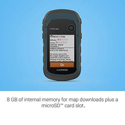 Garmin eTrex 22x navigator Handheld 5,59 cm (2.2") TFT 141,7 g Zwart, Grijs