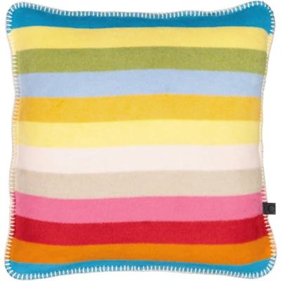 Cawö Cawo Lifestyle Kissen Blockstreifen Kussenhoes 50/50 multicolor