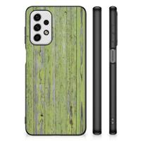 Samsung Galaxy A23 Houten Print Telefoonhoesje Green Wood - thumbnail