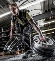 Puma Veiligheidsschoen | maat 42 zwart/geel | S3 SRC EN ISO 20345 | nubuckleer | 1 stuk - 64.271.0-42 64.271.0-42 - thumbnail