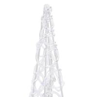 VidaXL Lichtkegel decoratief led 60 cm acryl blauw - thumbnail