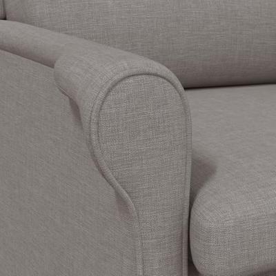Fauteuil Taupe 76 x 94 x 102 cm Stof