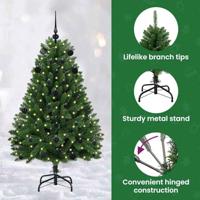 VidaXL Kunstkerstboom met 150 led groen 150 cm pvc en metaal - thumbnail