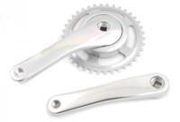 crankstel Linea 38T aluminium/staal zilver - thumbnail