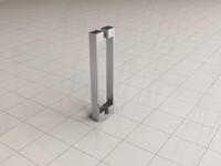 Wiesbaden type 6 deurgreep 22,5 cm chroom - thumbnail