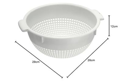 Westmark vergiet kunststof Ø24cm wit