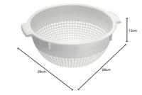 Westmark vergiet kunststof Ø24cm wit - thumbnail