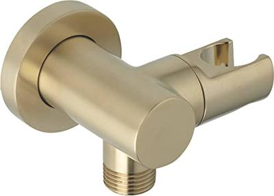 Ben Lavion 250 inbouw regendoucheset met plafondaansluiting Ø25cm geborsteld messing pvd