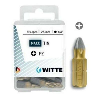 Set van tips WITTE PZ 2 DIAMOND Pozidriv PZ2 5 Stuks