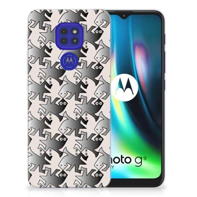 Motorola Moto G9 Play | E7 Plus | TPU Hoesje | Salamander Grey