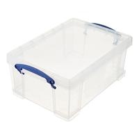 Really Useful Box opbergdoos 9 liter, transparant - thumbnail