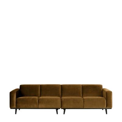 WOOOD Bank 'Statement', kleur Honing Geel