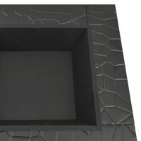 VidaXL Vuurplaats met pook xxl 79x79x46,5 staal - thumbnail
