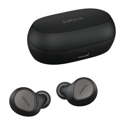 Jabra Elite 7 Pro In Ear Bluetooth Earbuds - Adjustable Active Noise Cancellation True Wireless Buds in a compact design with Jabra MultiSensor Voice for Clear Calls - Titanium Black
