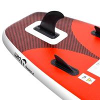 Stand Up Paddleboardset opblaasbaar 360x81x10 cm rood - thumbnail