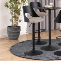 Bendt Draaibare Barkruk 'Vila' kleur Zand (zithoogte 62-84cm) - thumbnail