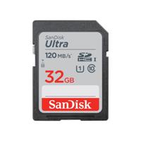 Sandisk SDHC Ultra Geheugenkaart 32GB 120mb/s CL10 3 Pack - thumbnail