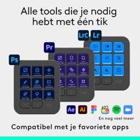 Logitech MX Creative Console Zwart - thumbnail