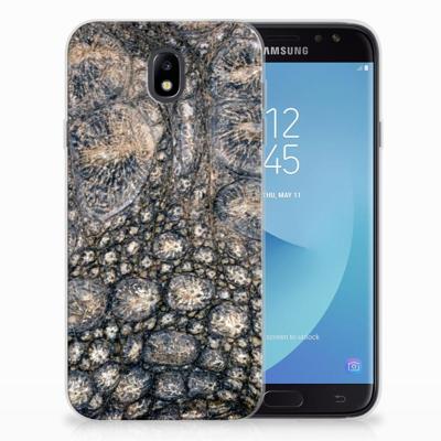 Samsung Galaxy J7 2017 | J7 Pro | TPU Hoesje | Krokodillenprint