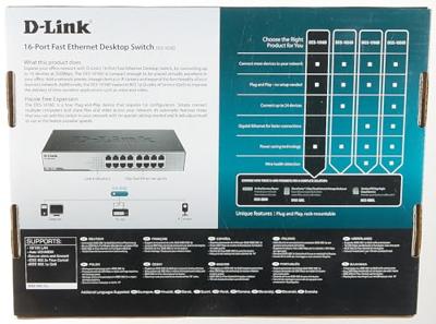 D-Link DES-1016D DES-1016D Netwerk switch 16 poorten 100 MBit/s