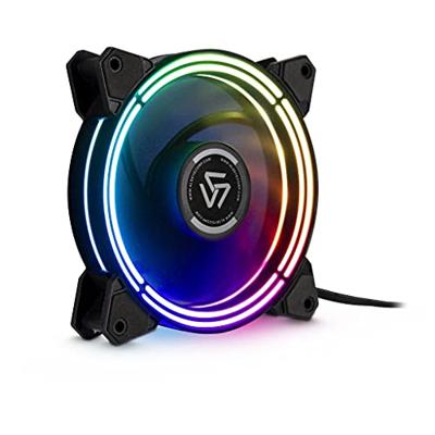 Inter-Tech ALSEYE Halo 3.0 PC-ventilator Zwart (b x h x d) 120 x 120 x 25 mm Incl. LED-verlichting Inter-Tech ALSEYE Halo 3.0 PC-ventilator Zwart (b x h x d) 120 x 120 x 25 mm Incl. LED-verlichting