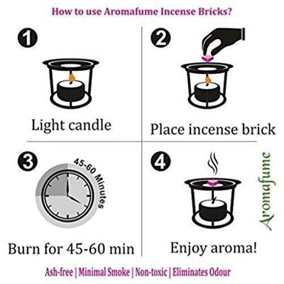 Aromafume Wierookblokjes Geurverdamper Regenboog