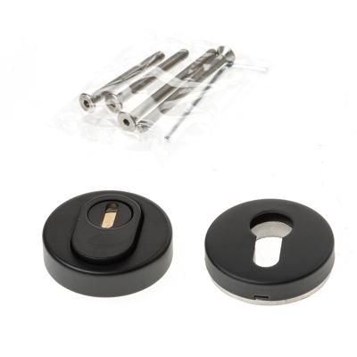 Formani Basics BVEIL-KT veiligheidscilinderrozet massief 52mm kerntrekbeveiliging SKG*** - mat zwart