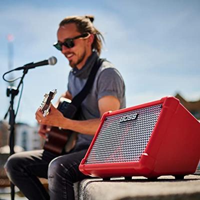 Boss CUBE-ST2-R Cube Street II Red mobiele stereo versterker voor muziekinstrumenten en zang