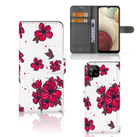 Samsung Galaxy A12 Hoesje Blossom Red - thumbnail
