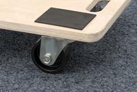 Metafranc WU0822120 Transportroller Multiplex Laadvermogen (max.): 500 kg 590 m x 290 mm x 126 mm Aantal rollers 4 - thumbnail